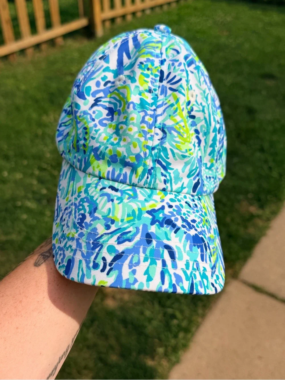 Lilly Pulitzer Floral Baseball Hat